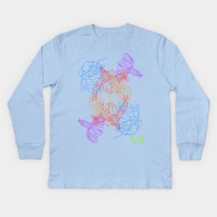 NEON FAUNA Kids Long Sleeve T-Shirt